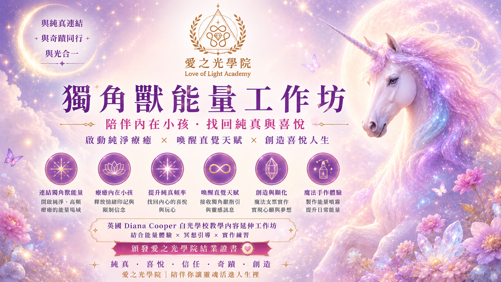 魔法獨角獸能量工作坊